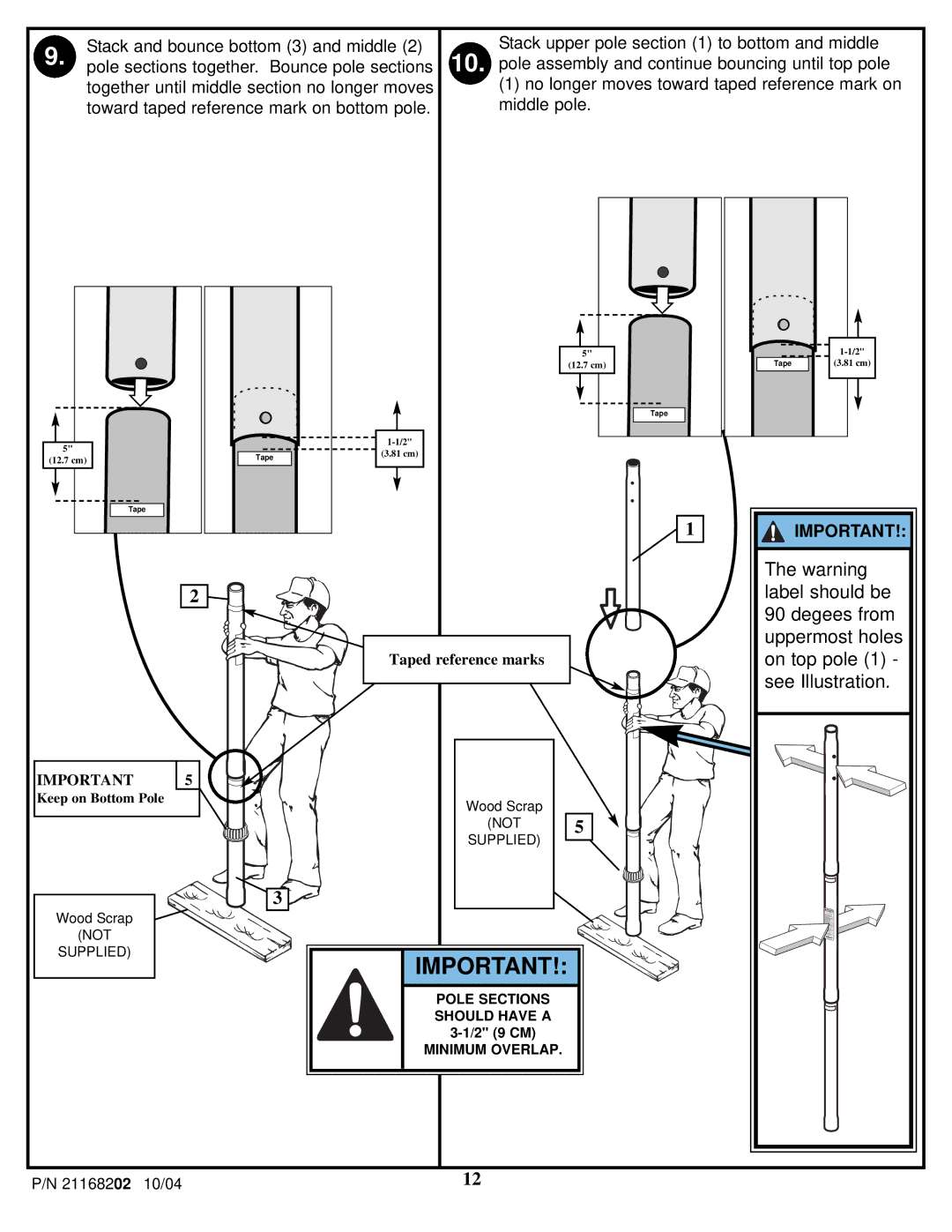 Huffy 21168202 manual Label should be 