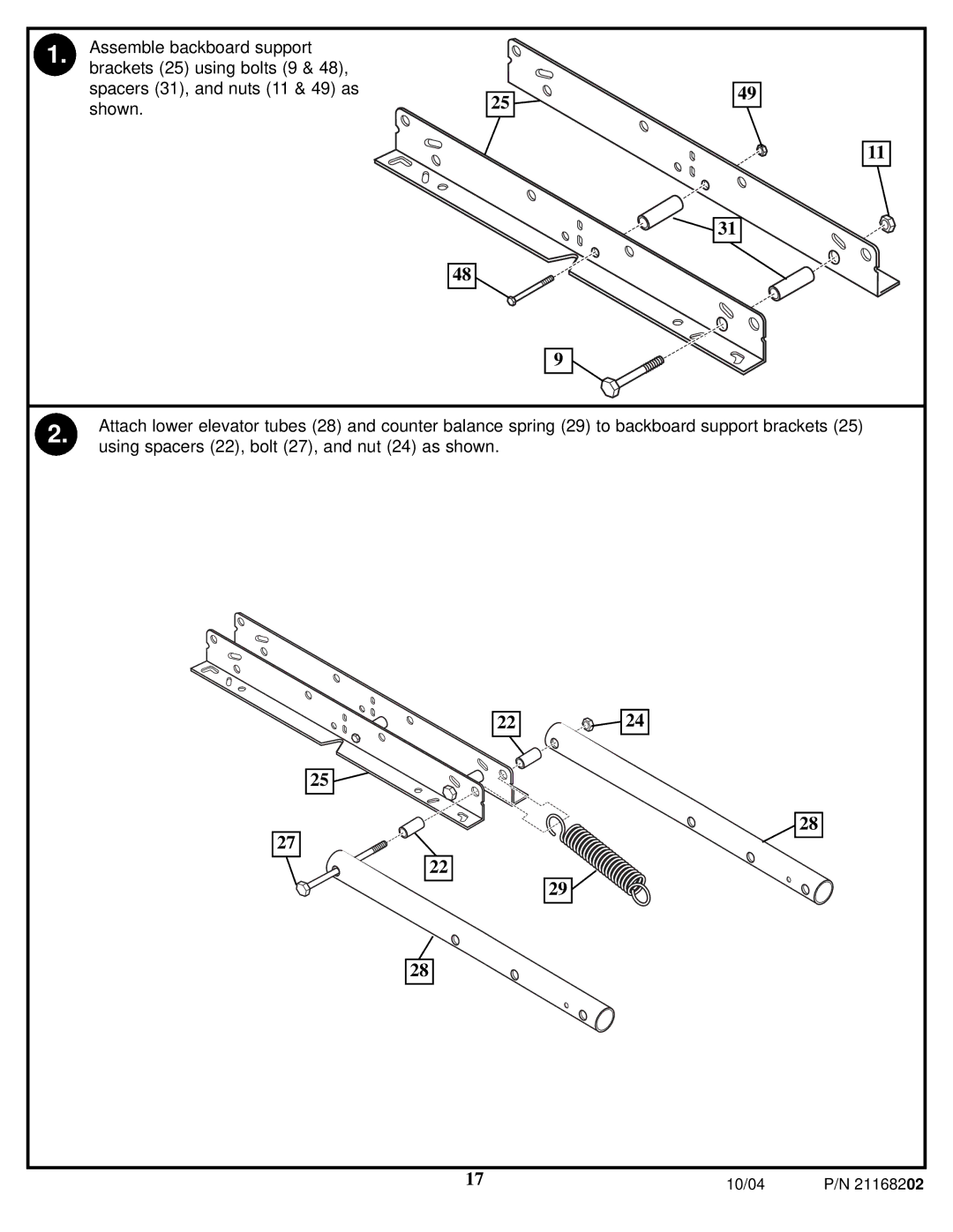 Huffy 21168202 manual 10/04 