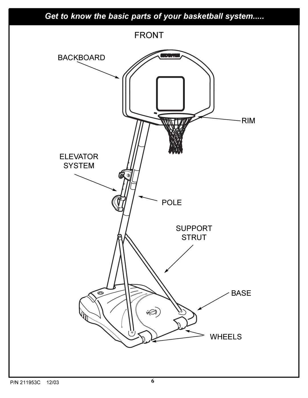 Huffy 211953C manual Front 