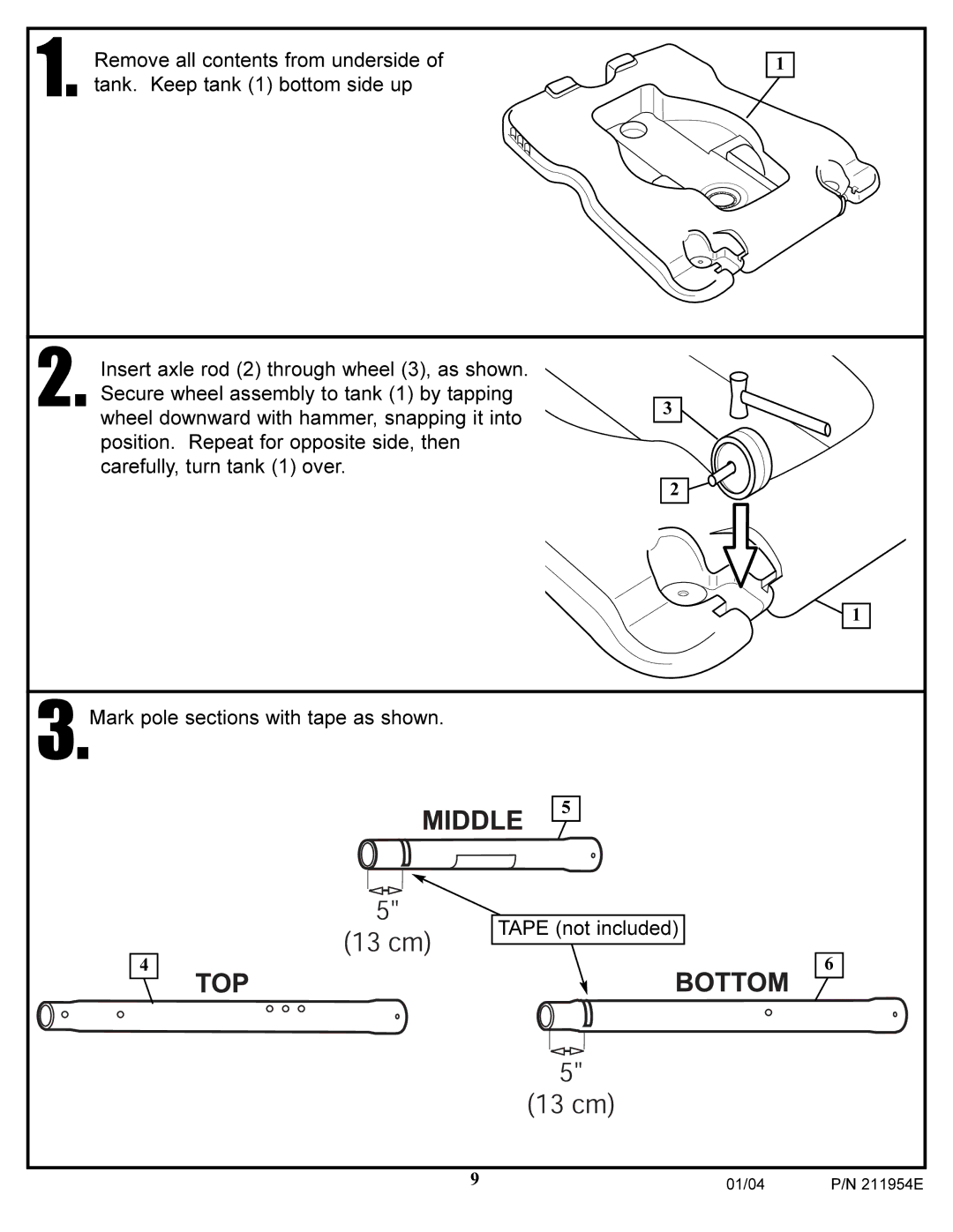 Huffy manual 01/04 211954E 