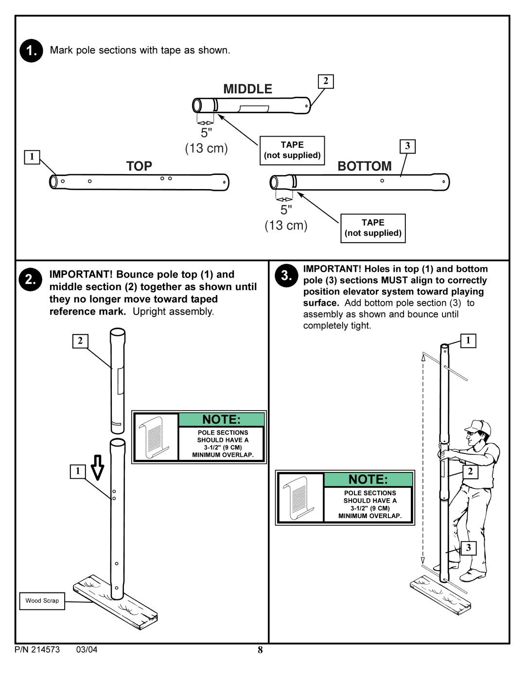 Huffy 2145731 manual Middle 