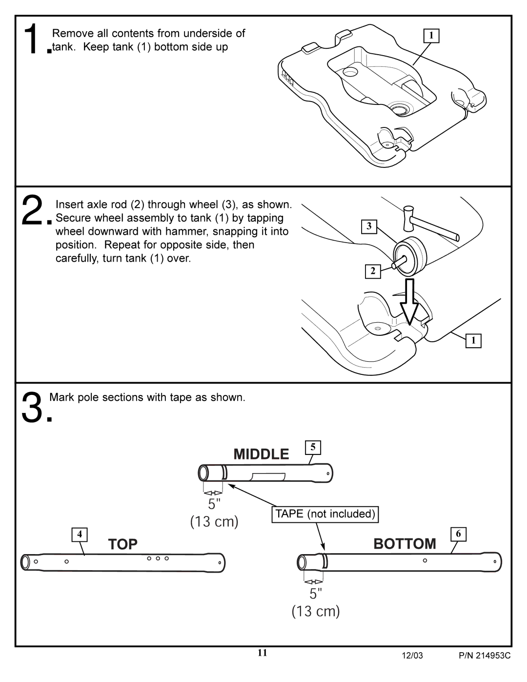 Huffy manual 12/03 214953C 