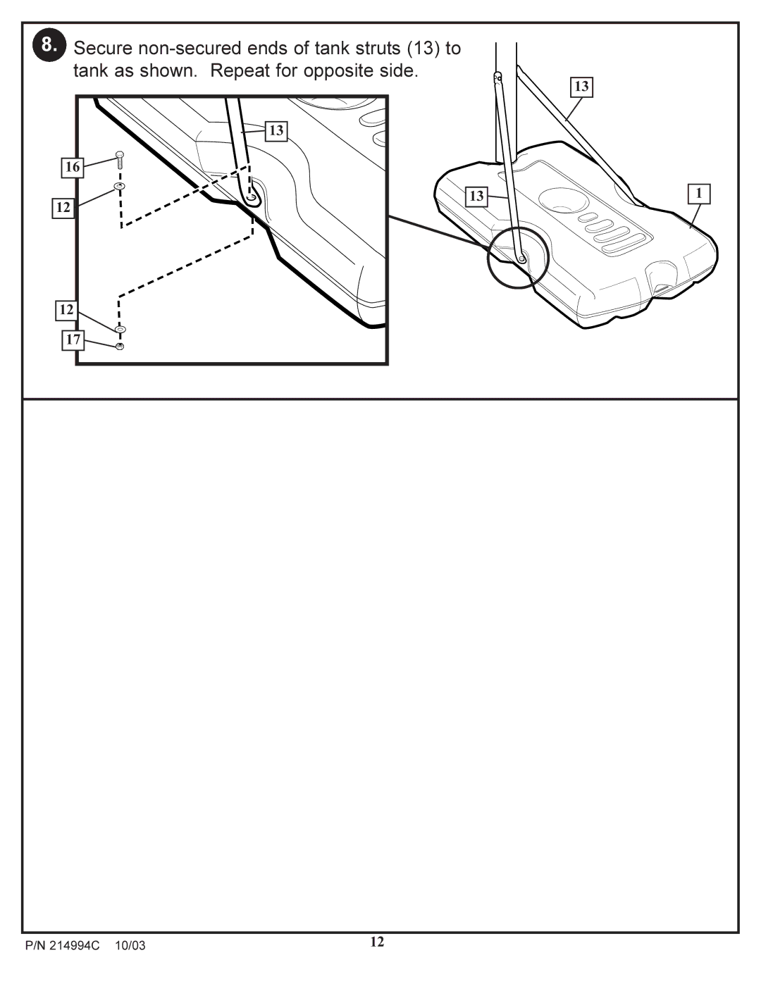 Huffy manual 214994C 10/03 