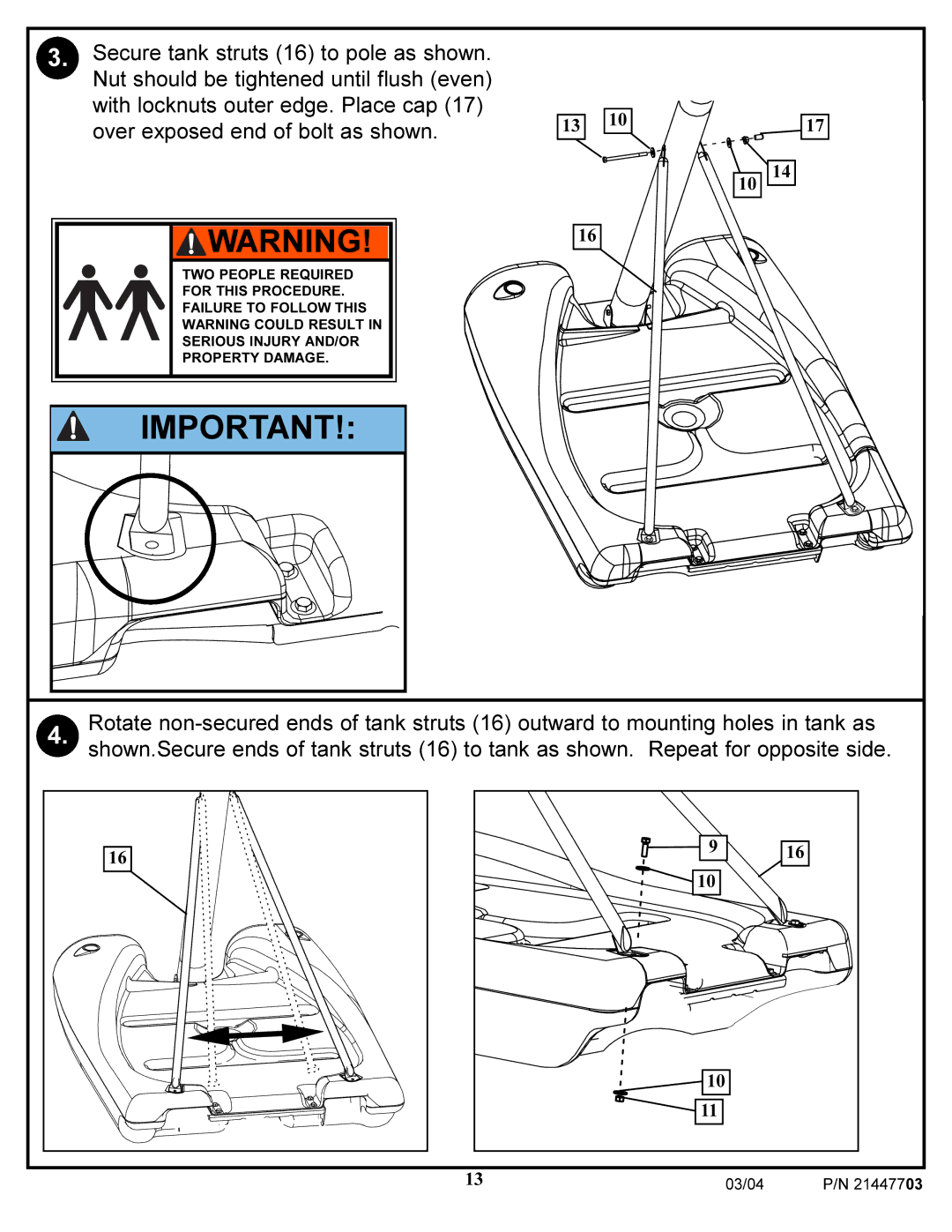 Huffy 7900 manual 03/04 