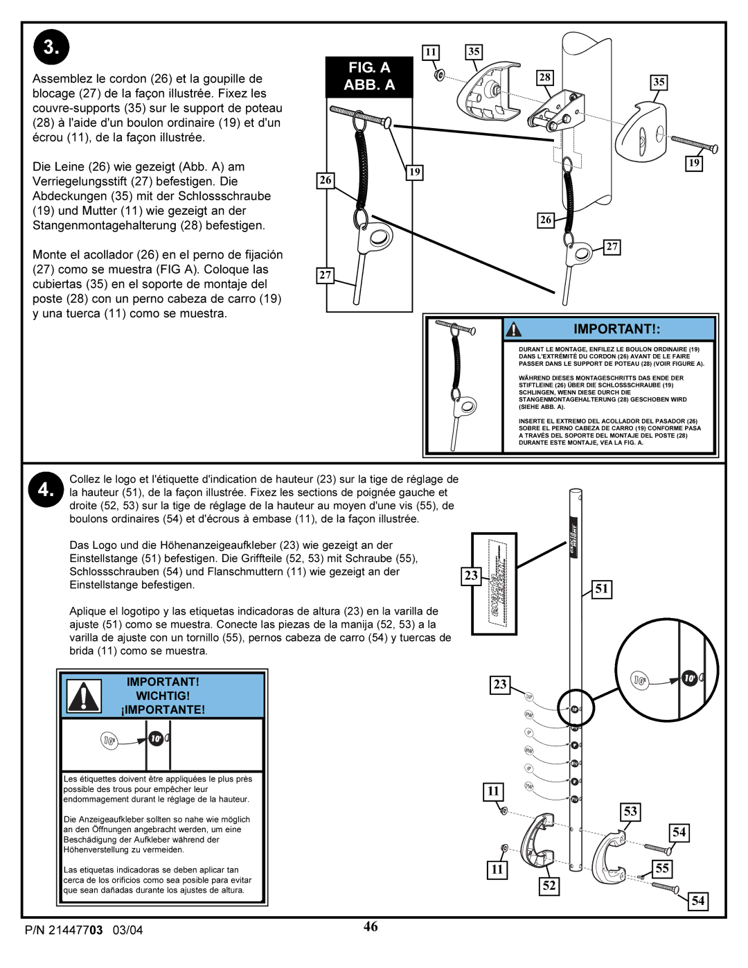 Huffy 7900 manual FIG. a ABB. a 