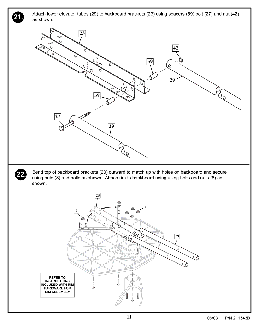 Huffy 89025 manual 06/03 P/N 211543B 