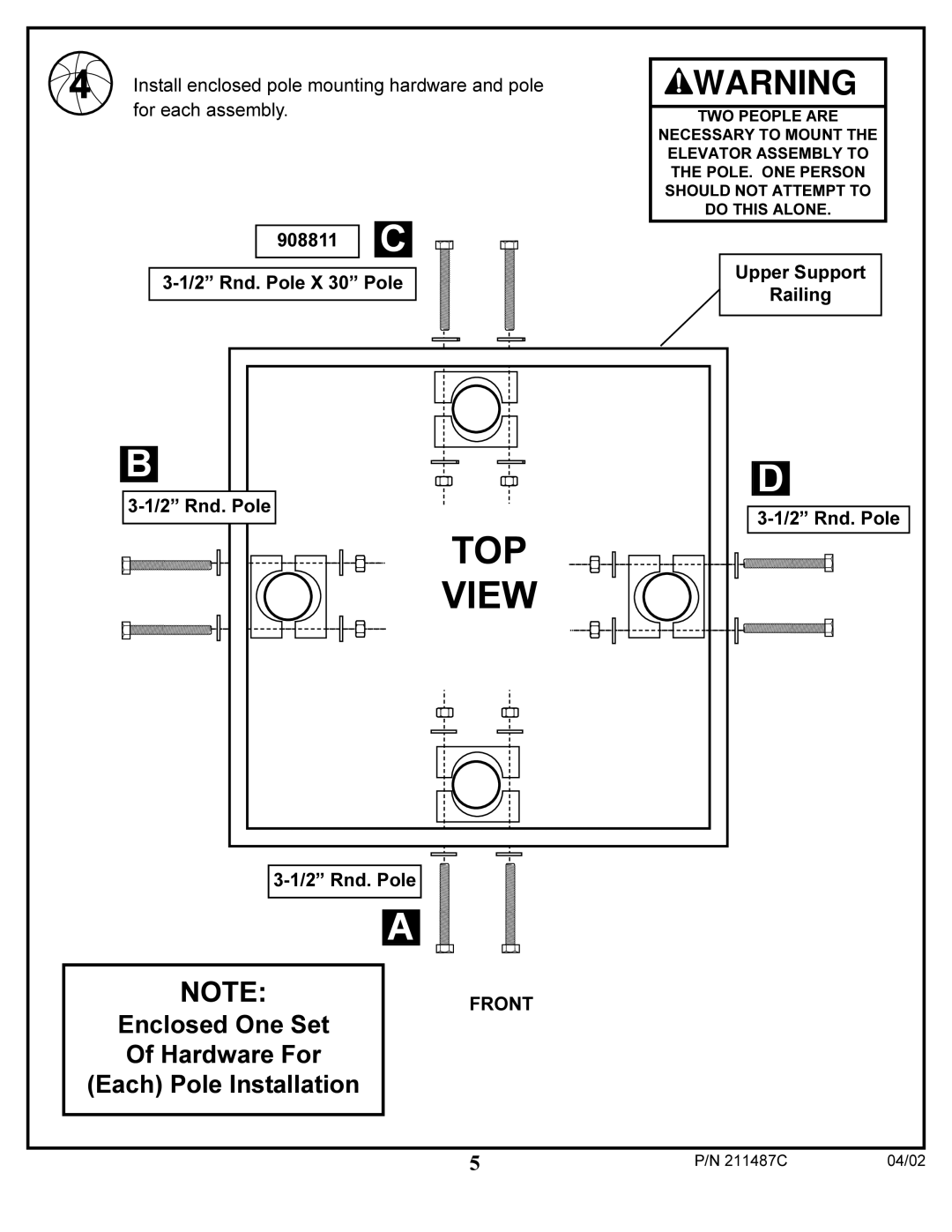 Huffy 89780 manual TOP View 