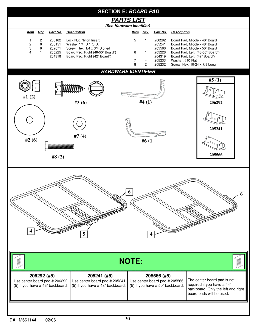 Huffy AR64S-H manual Parts List 