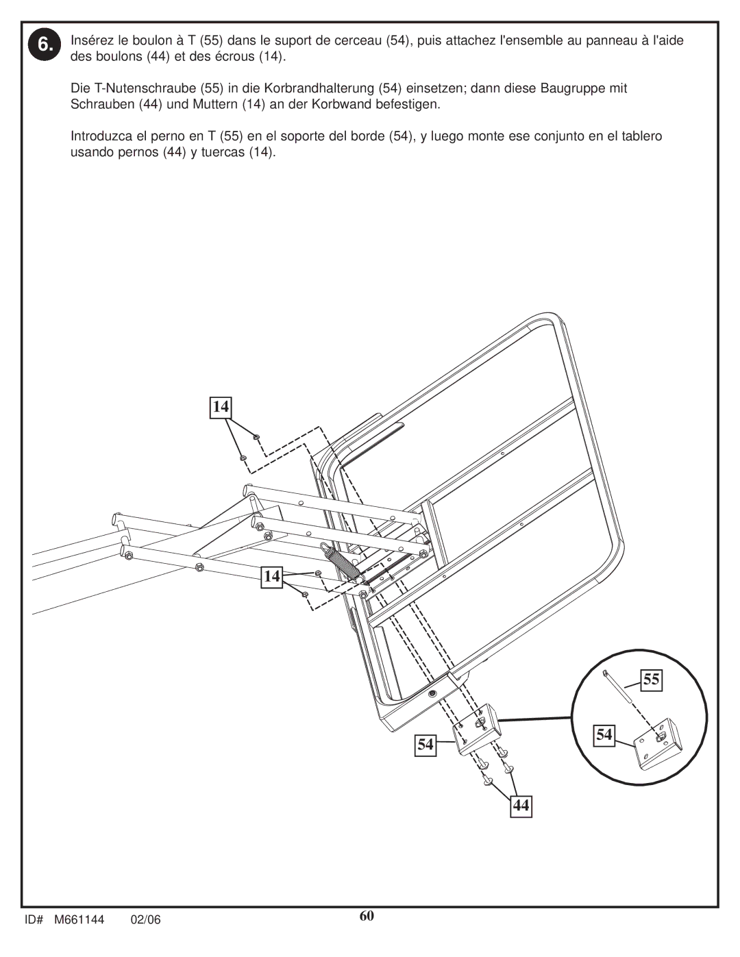 Huffy AR64S-H manual ID# M661144 02/06 