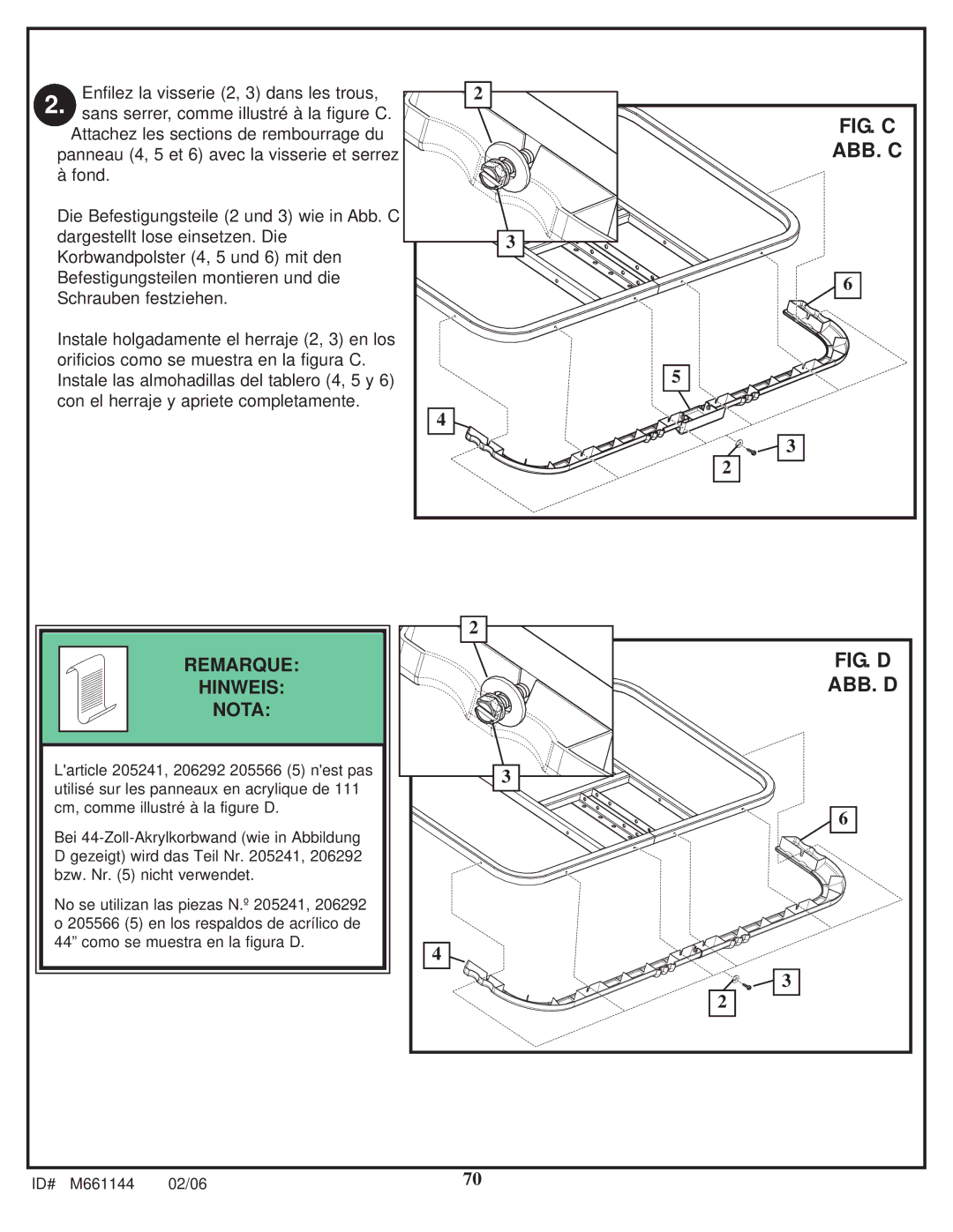 Huffy AR64S-H manual Fig. C 