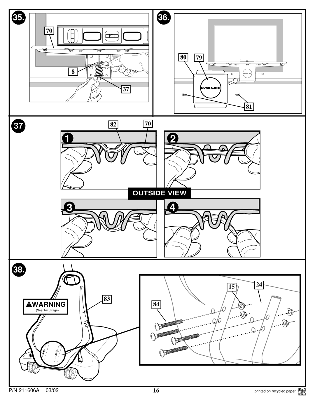 Huffy Basketball manual Outside View 