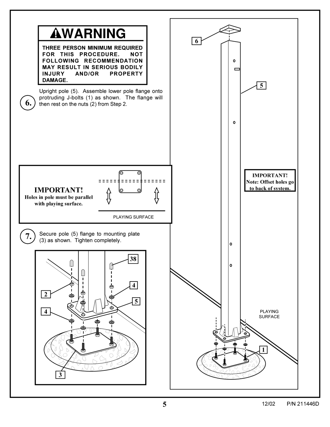 Huffy DCM230 manual To back of system 