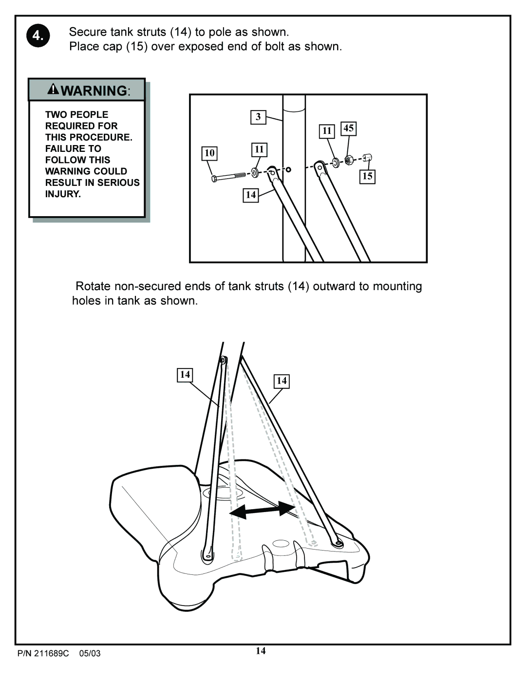 Huffy DH9300 manual 211689C 05/03 