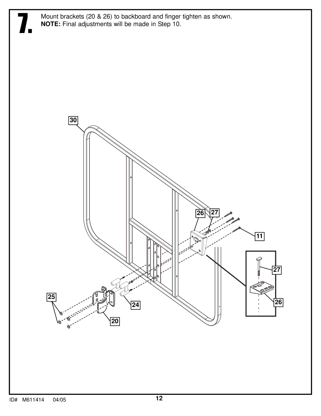 Huffy KD-S33 manual ID# M611414 04/05 