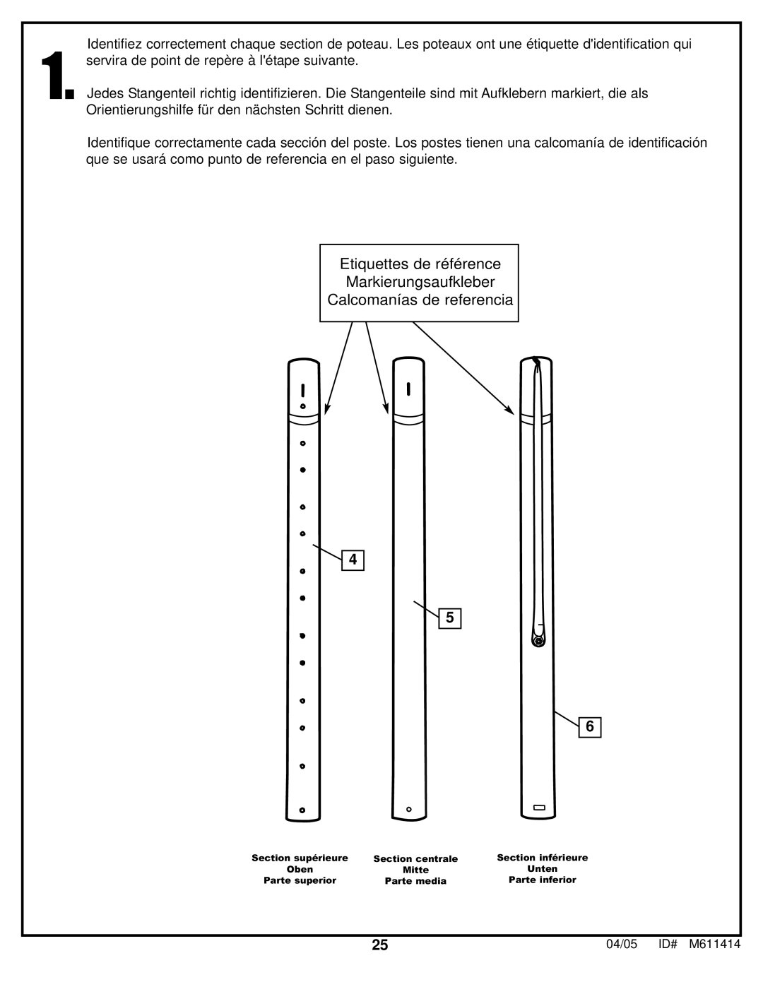 Huffy KD-S33 manual 04/05 ID# M611414 