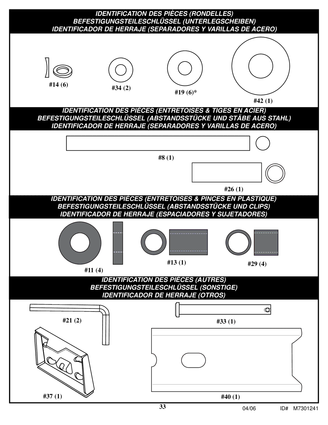 Huffy LDF6920 manual #21 #33 