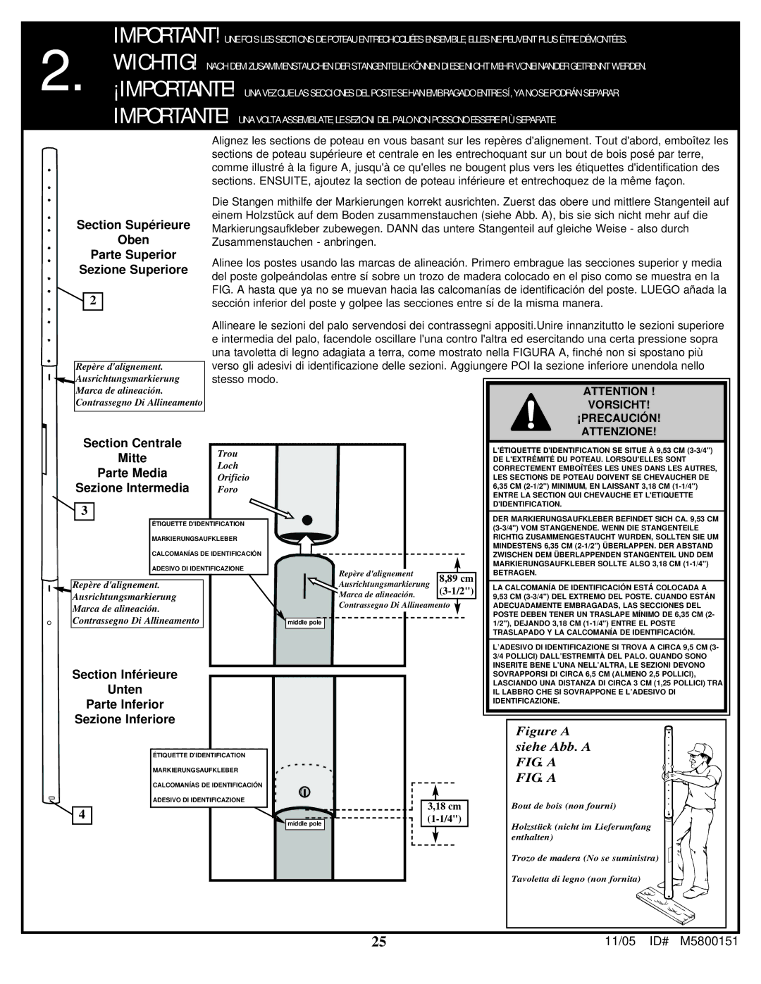 Huffy M5800151 manual FIG. a 