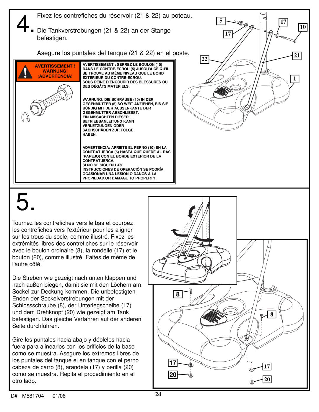 Huffy manual M581704 01/06 