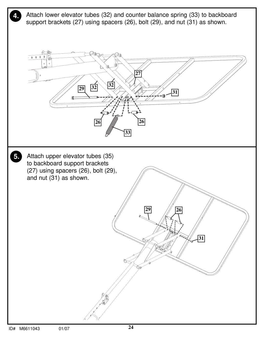 Huffy manual ID# M6611043 01/07 