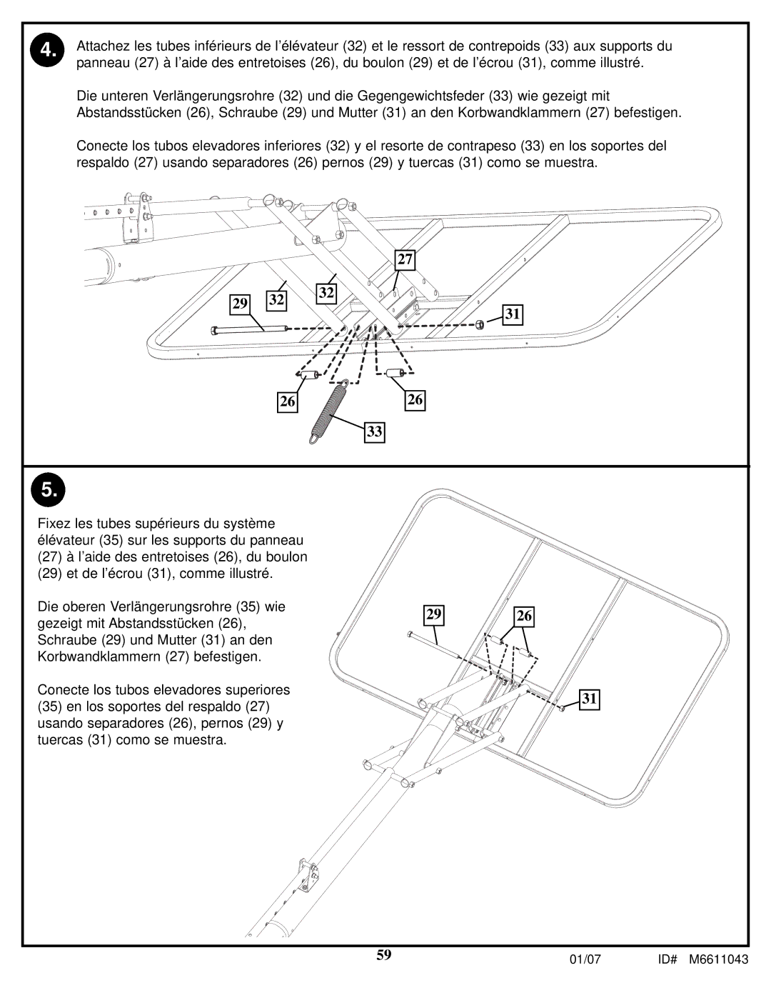 Huffy manual 01/07 ID# M6611043 