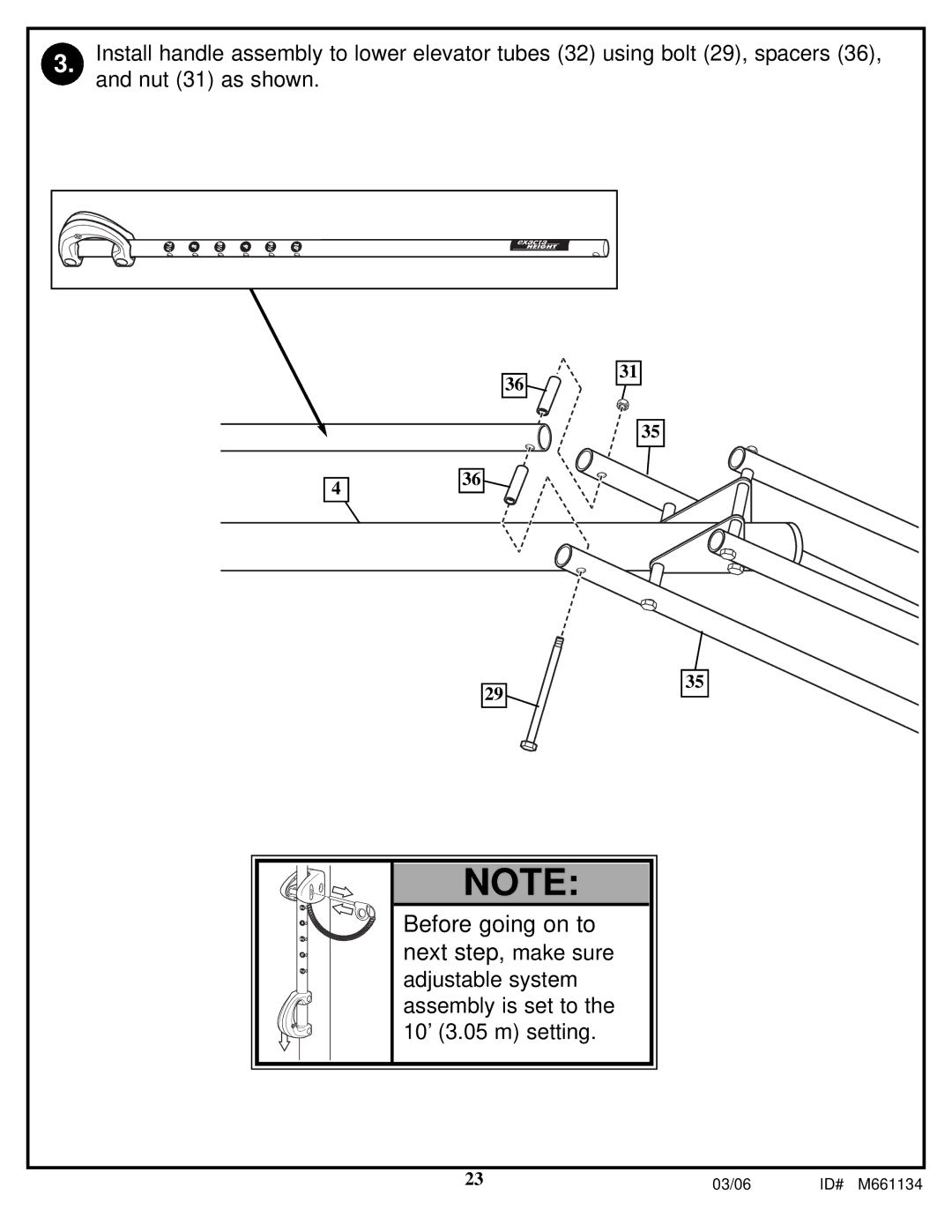 Huffy 561000, M6611343 manual Before going on to next step, make sure 