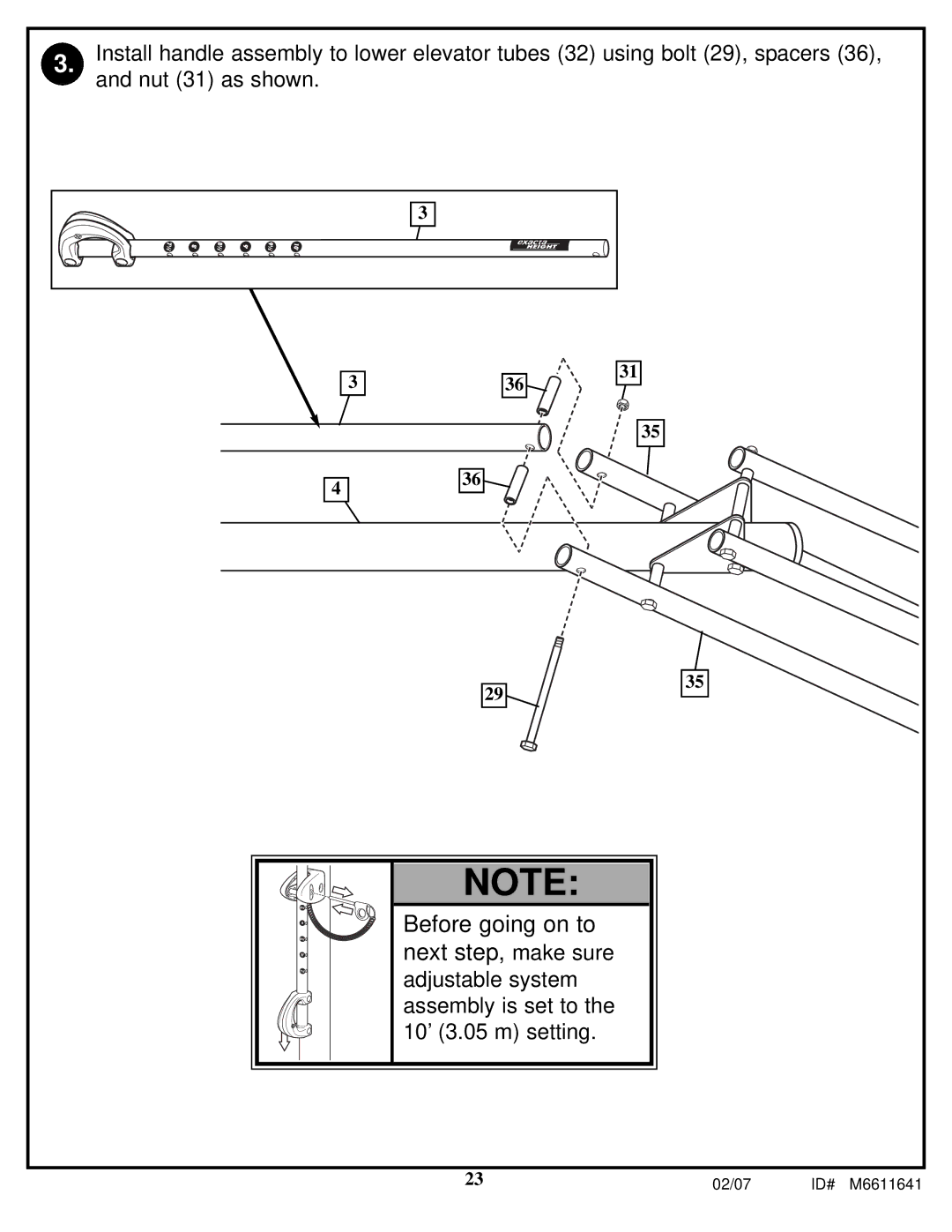 Huffy manual 02/07 ID# M6611641 