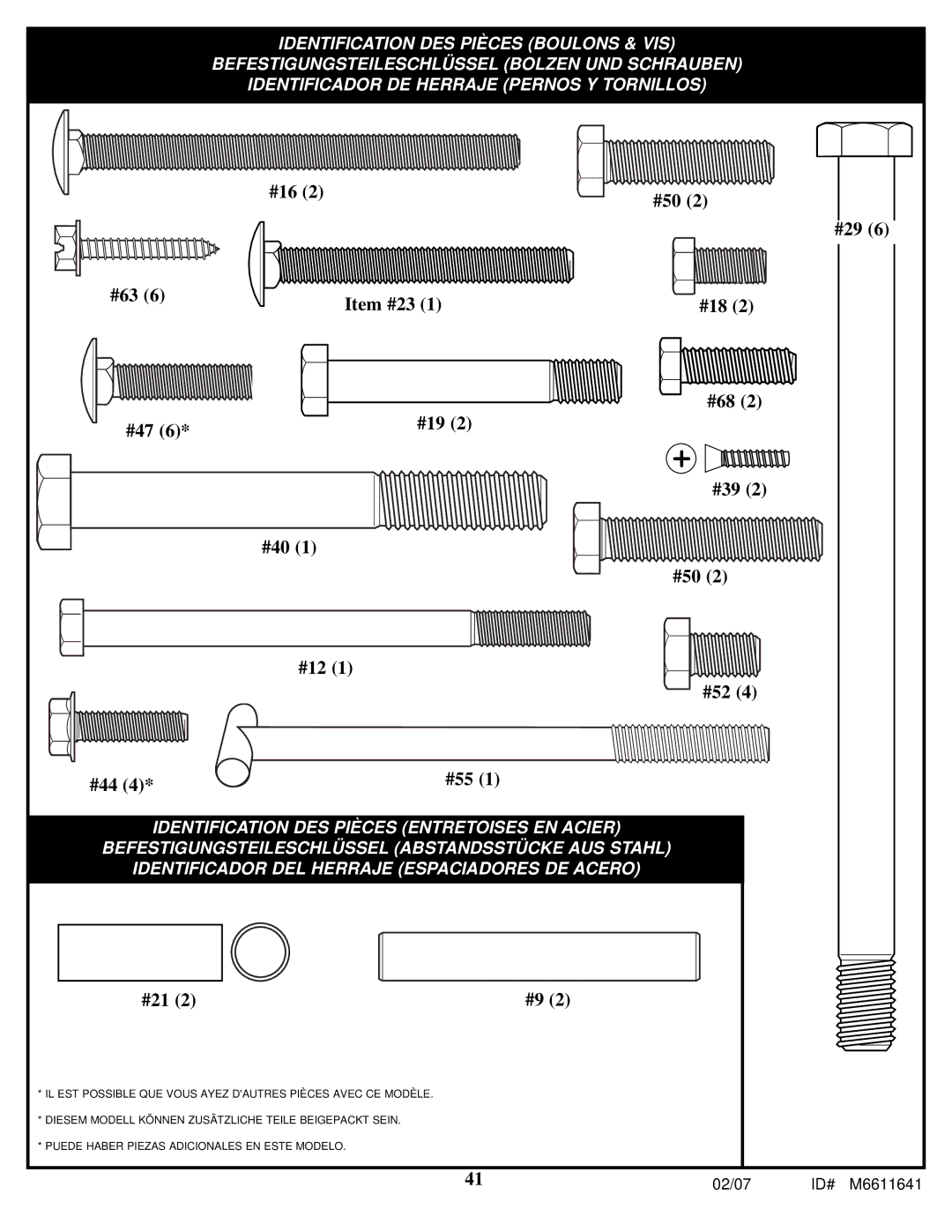 Huffy M6611641 manual #21 