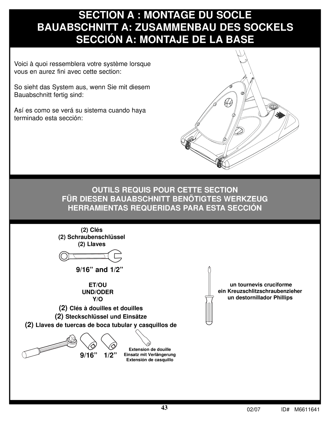 Huffy M6611641 manual 1/2 