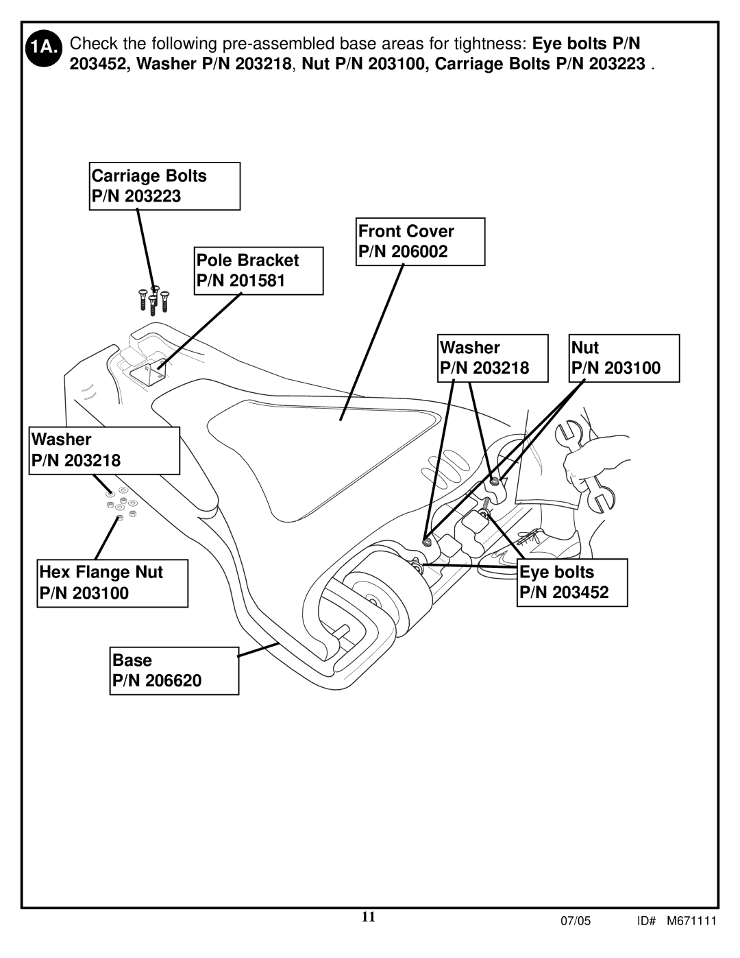 Huffy manual 07/05 ID# M671111 