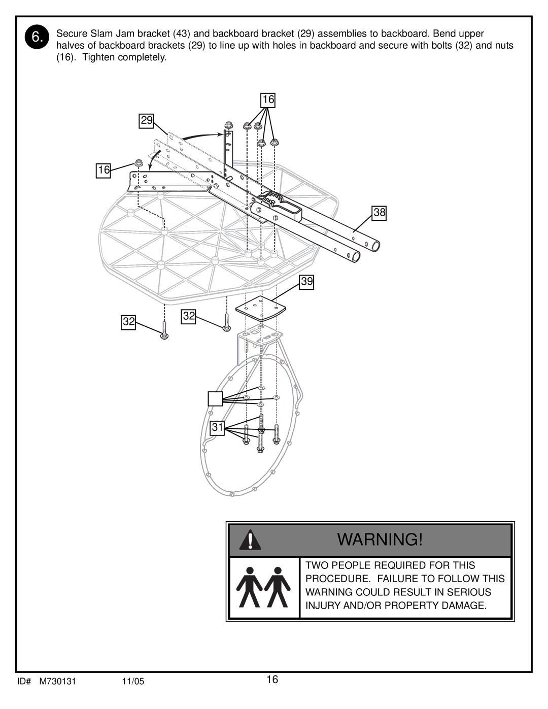 Huffy manual ID# M730131 11/05 