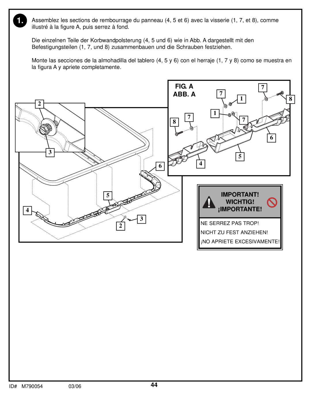 Huffy M790054 manual FIG. a ABB. a 