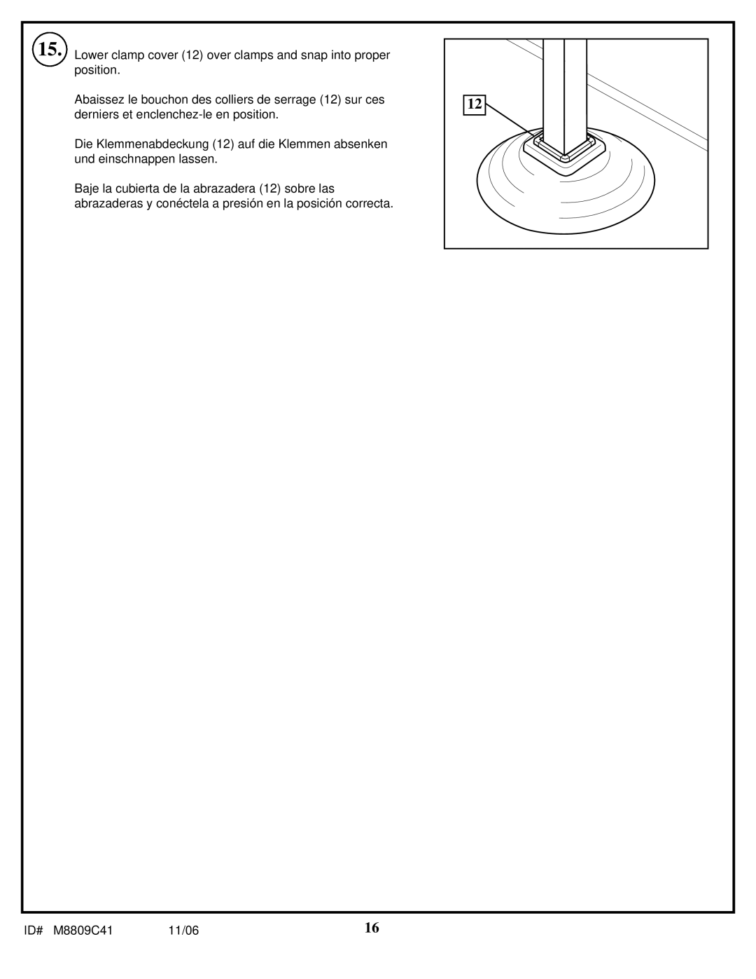 Huffy M8809C41 manual 