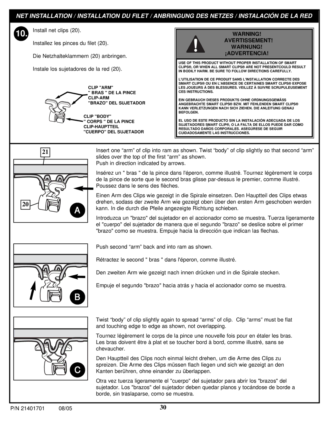 Huffy MA188 manual Avertissement Warnung ¡ADVERTENCIA 