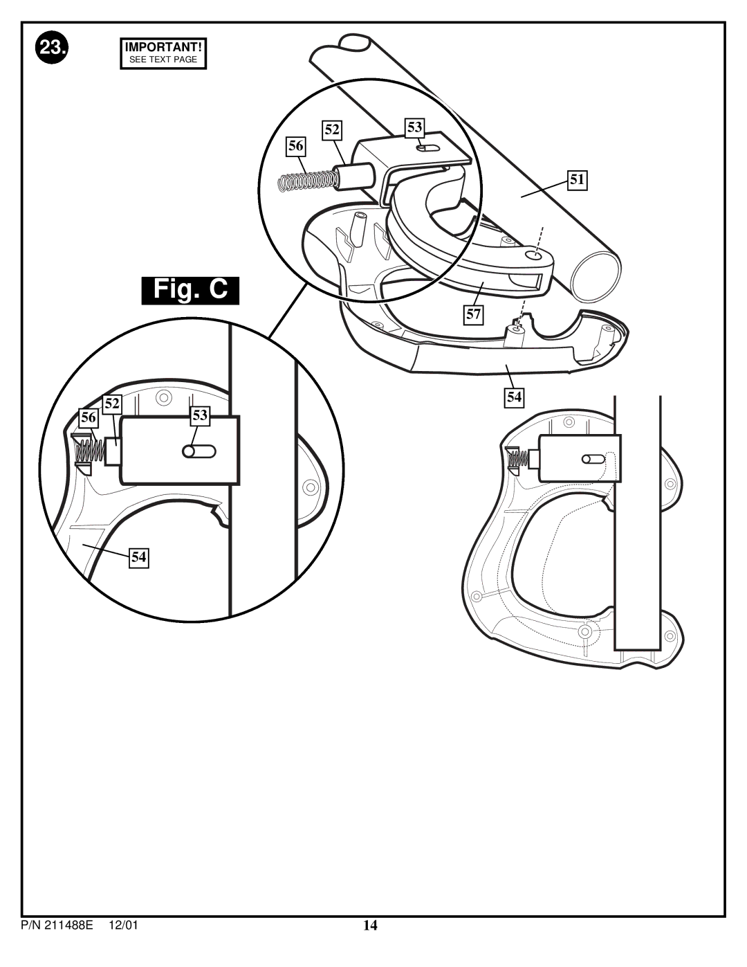 Huffy MCM108DB manual Fig. C 