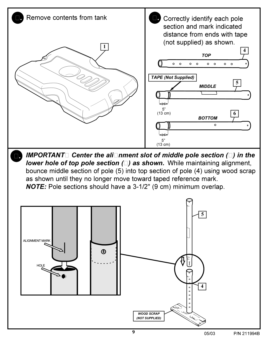 Huffy MQX-2310, MQX-2150 manual TOP Middle Bottom 