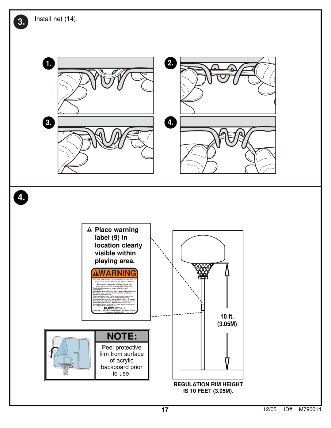 Huffy MX4006 manual Install net 