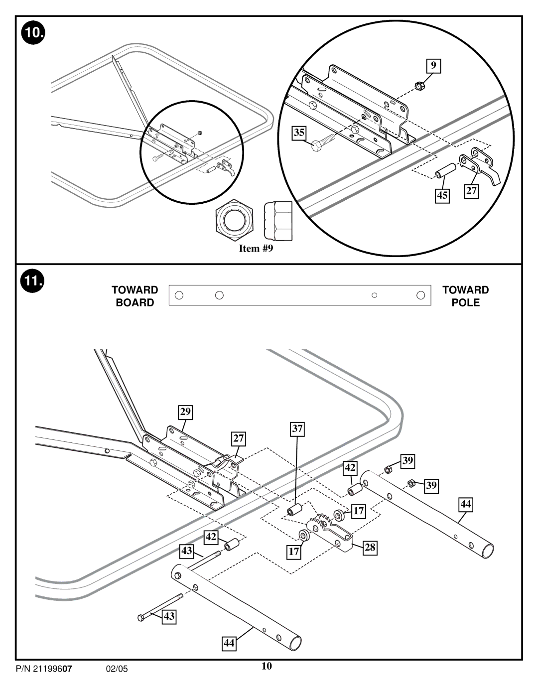 Huffy N1-107 manual Toward 