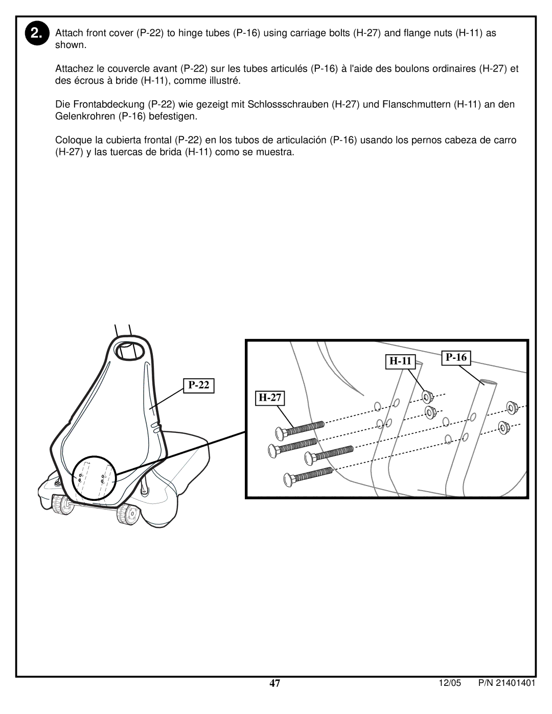 Huffy N5-101 manual 12/05 