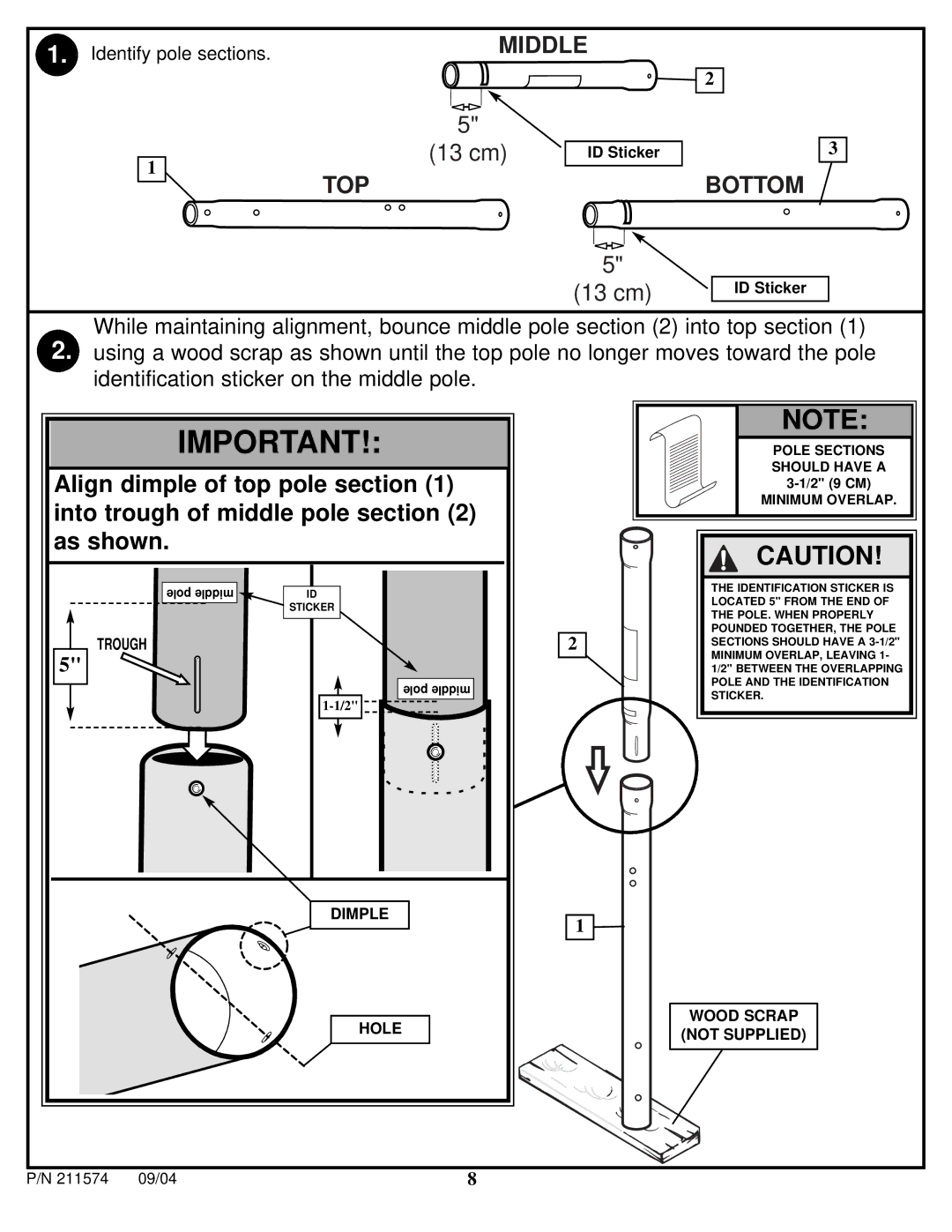 Huffy N53 W24700 manual Middle 