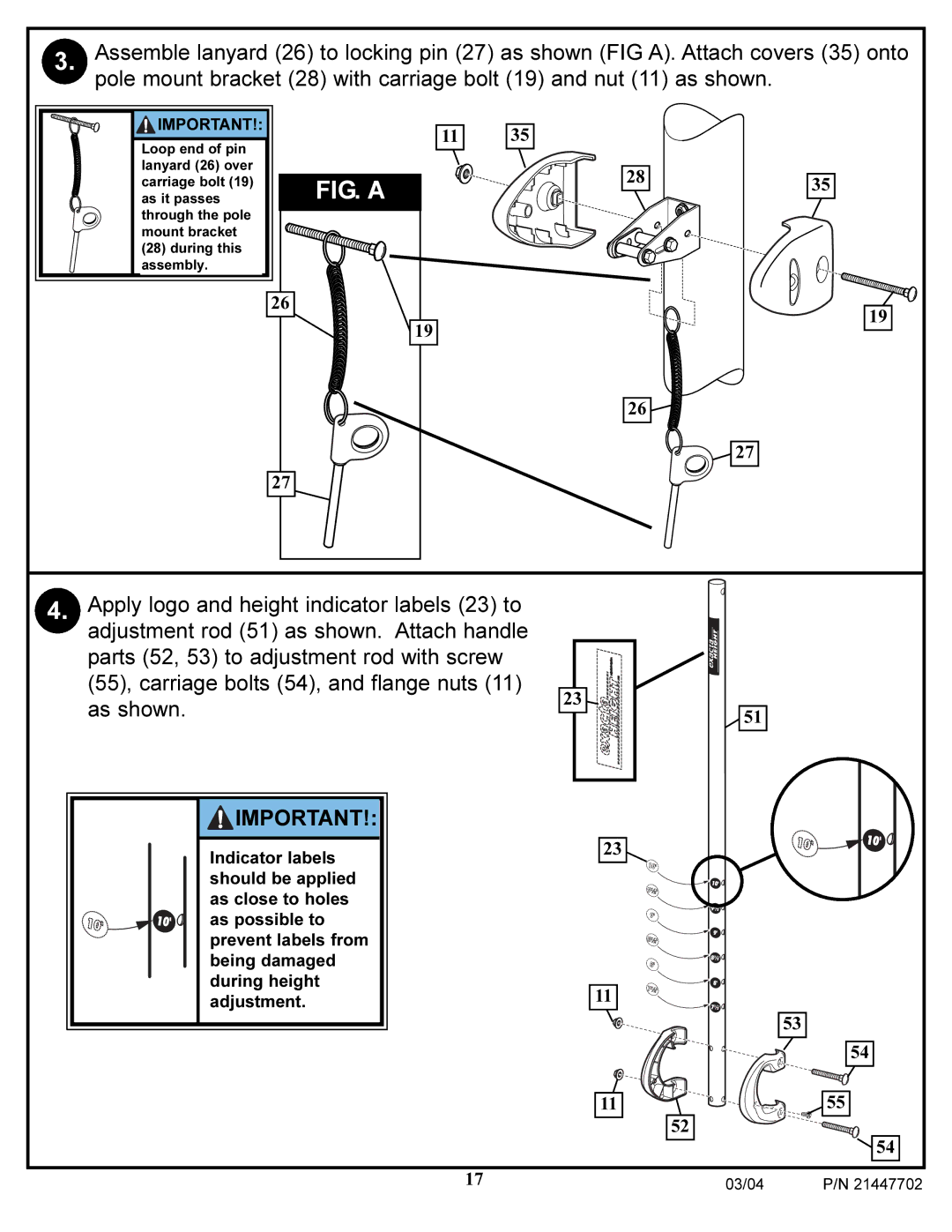 Huffy NCS102 manual FIG. a 