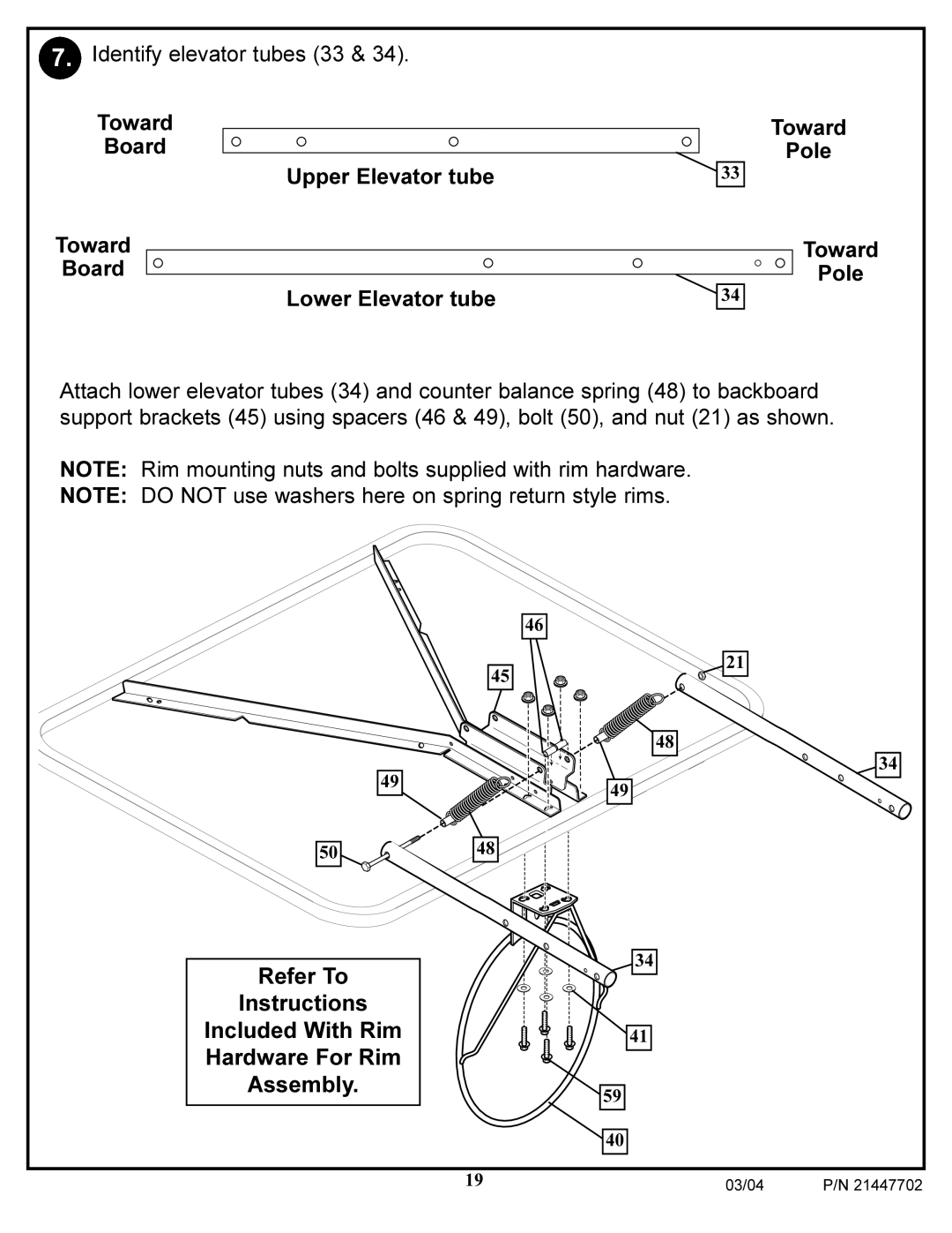 Huffy NCS102 manual 03/04 