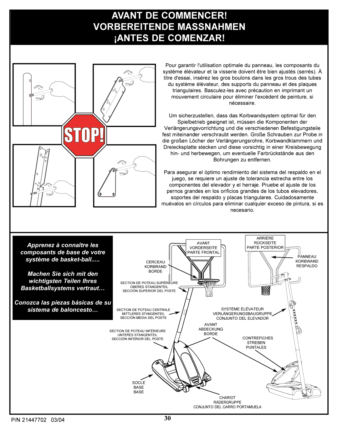 Huffy NCS102 manual Arrière 