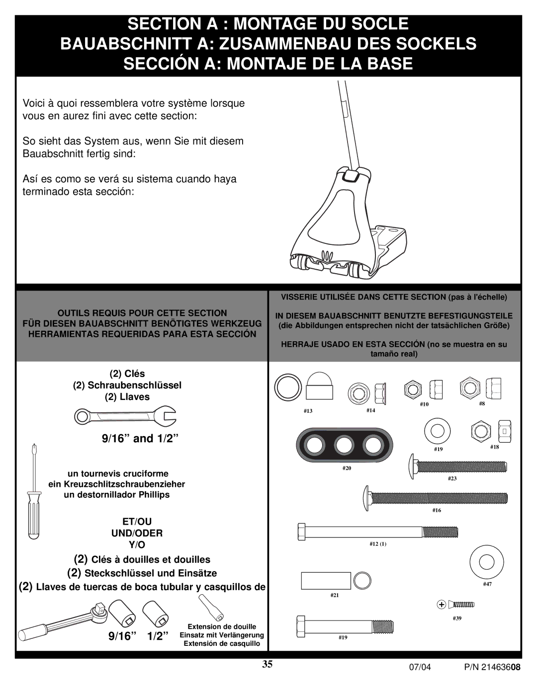 Huffy P/N 21463608 manual 1/2 