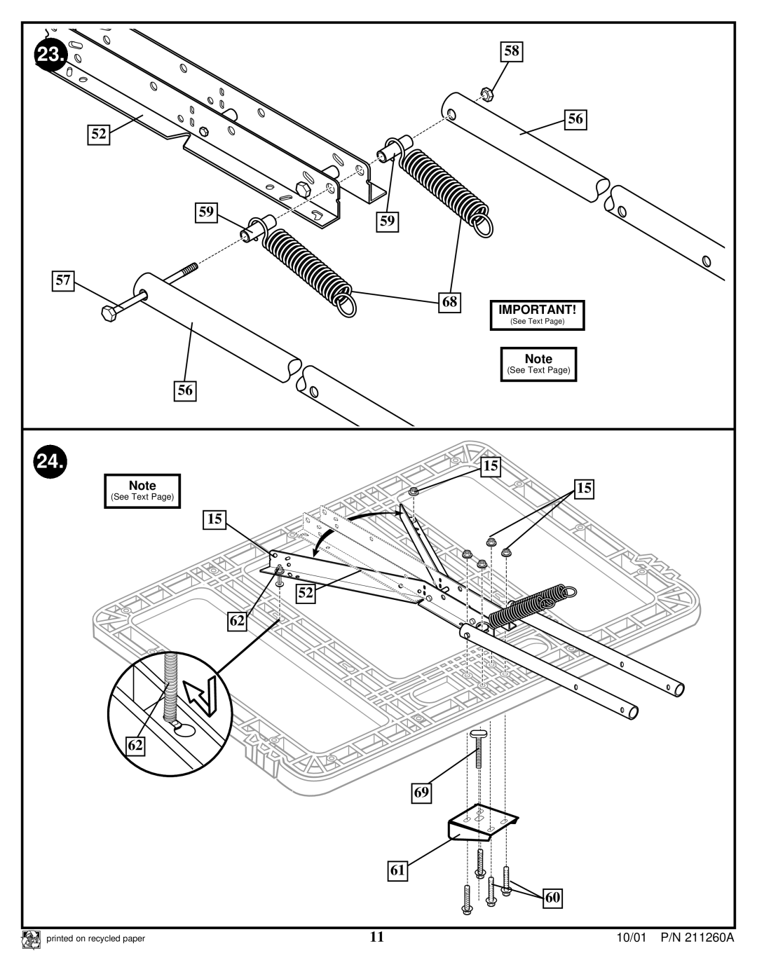 Huffy Portable Basketball System manual See Text Printed on recycled paper 