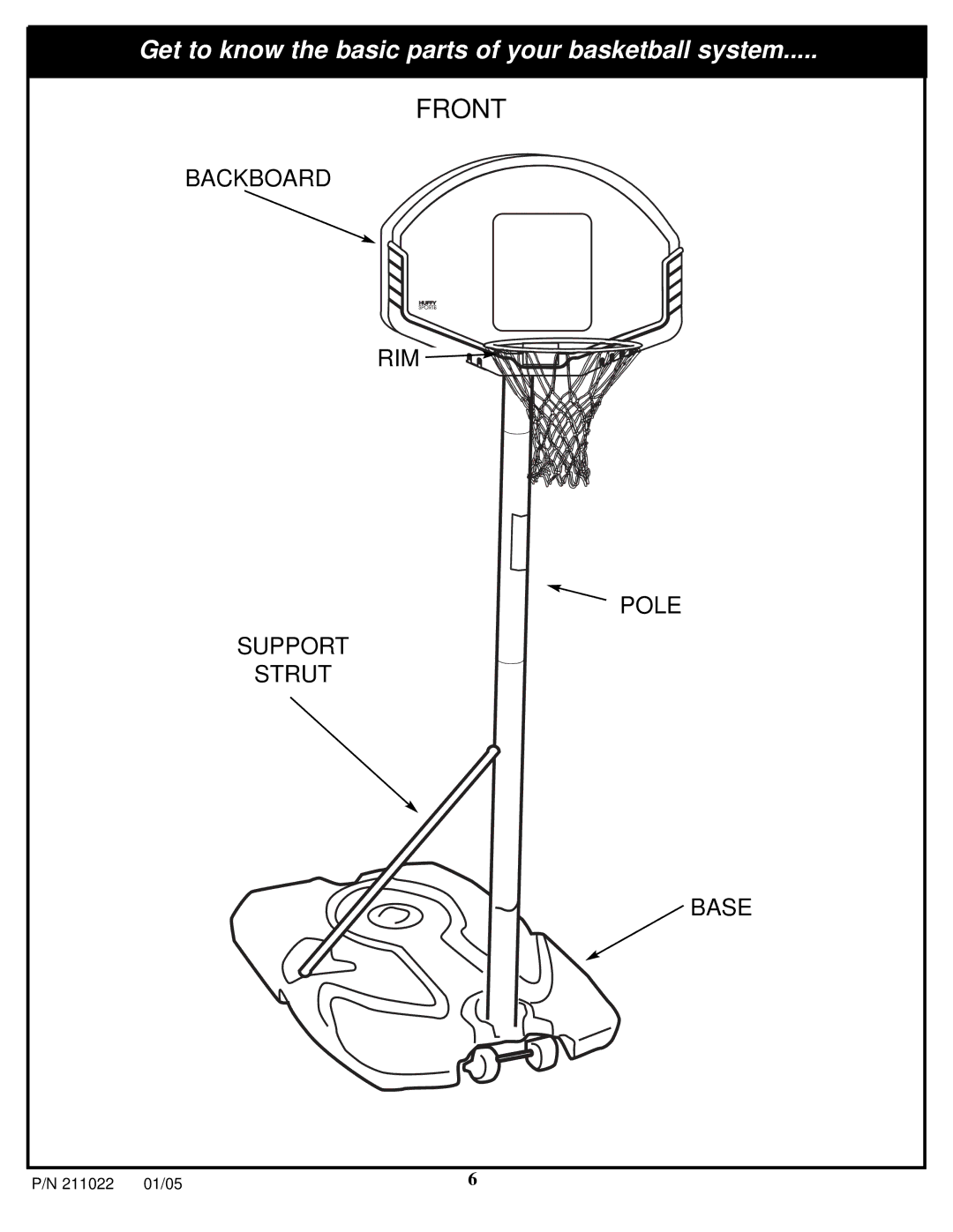 Huffy Portable System manual Front 