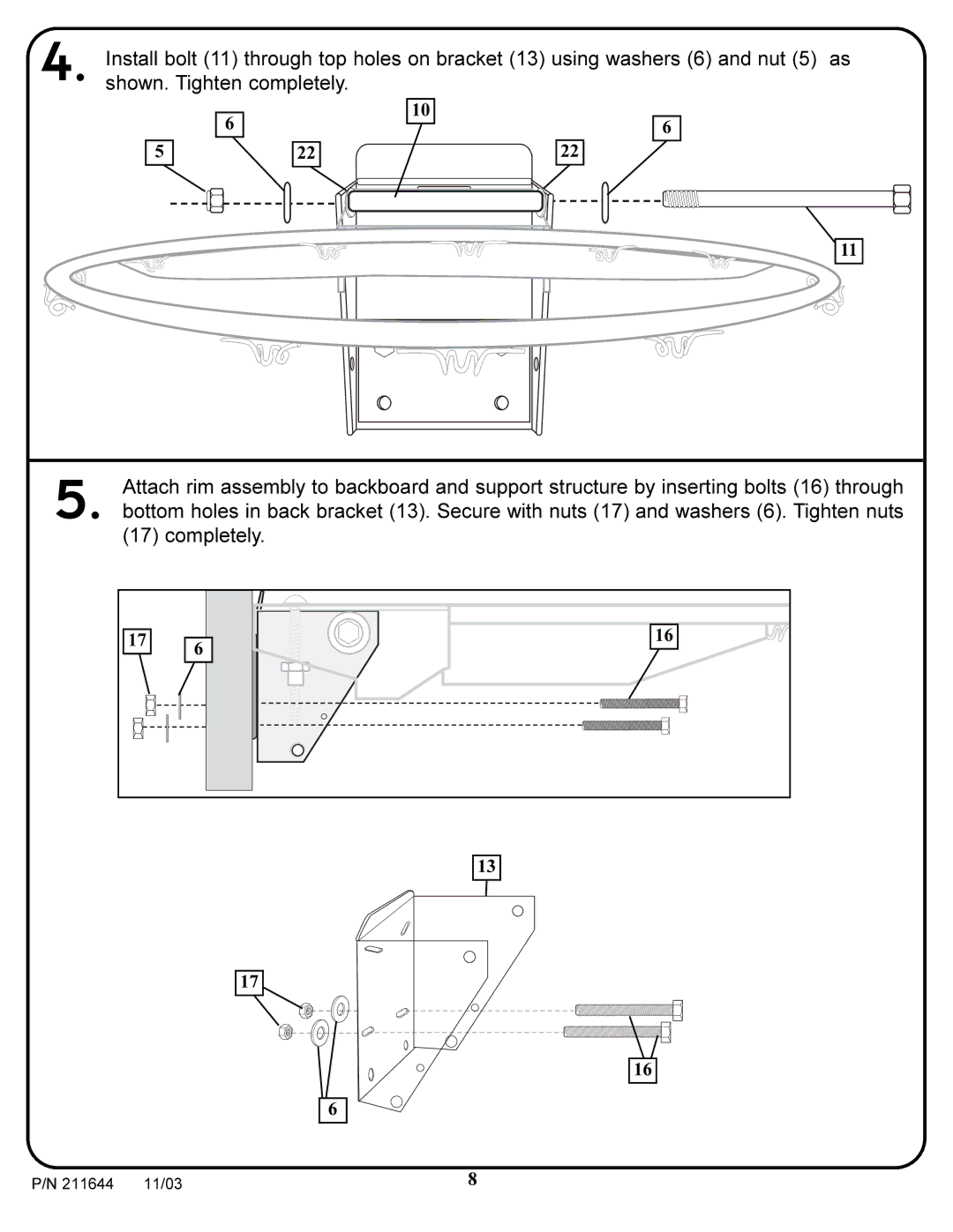 Huffy Pro Image Rim manual 11/03 