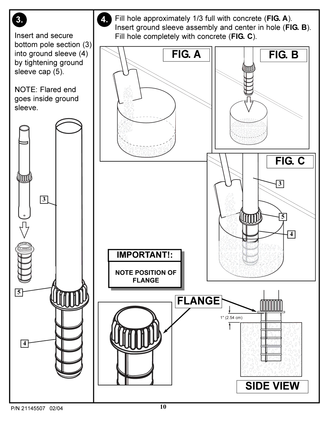 Huffy Sports Basketball Systems manual FIG. a 