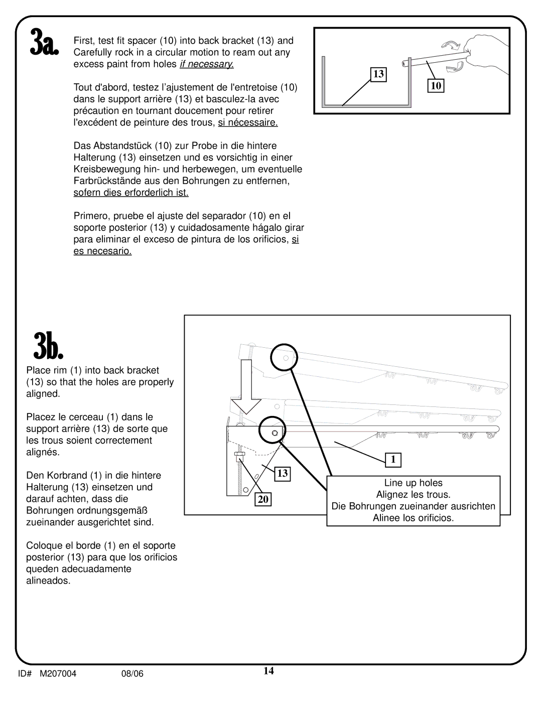 Huffy SR-VDA300U manual ID# M207004 08/06 