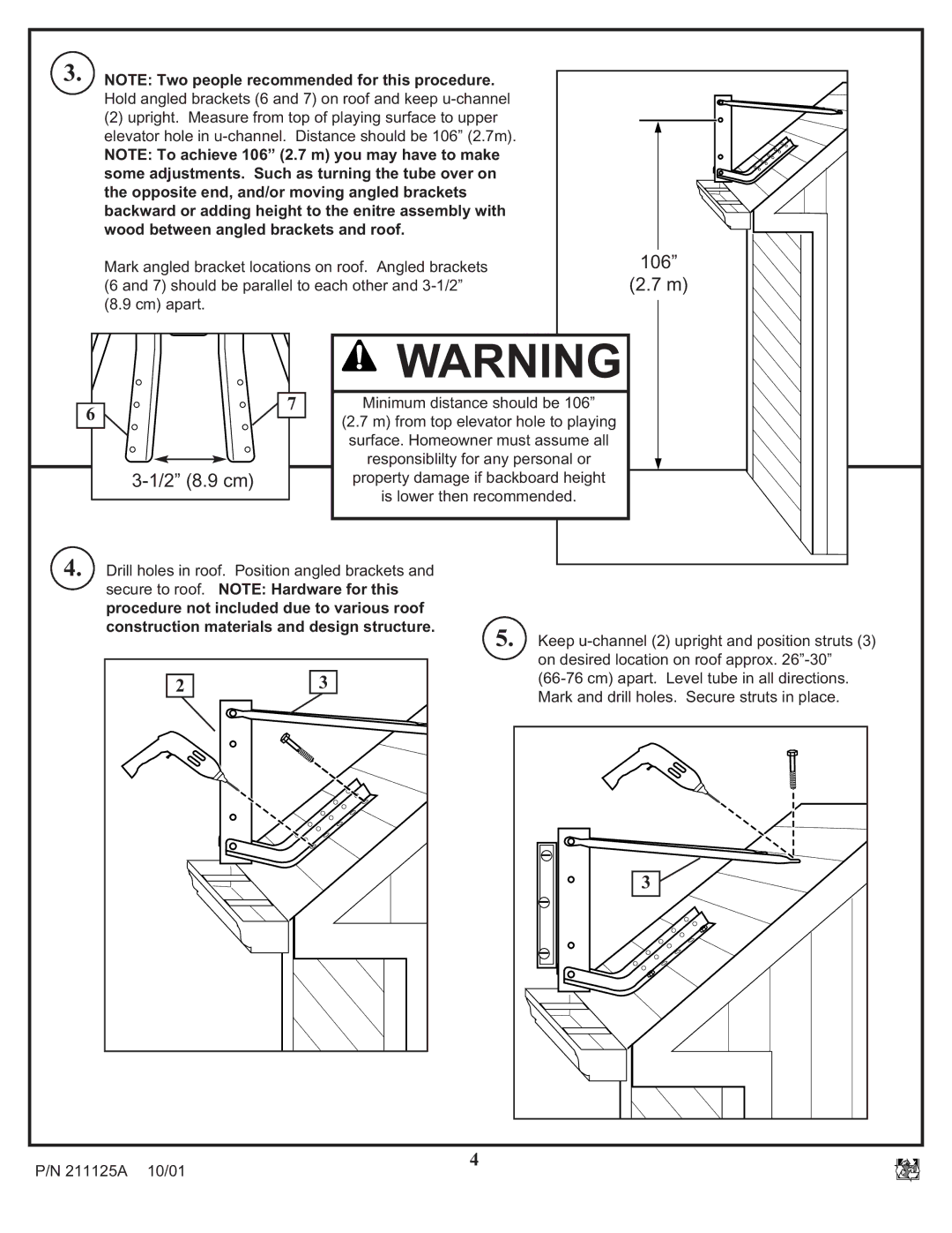 Huffy Universal Elevator Mount manual 106 