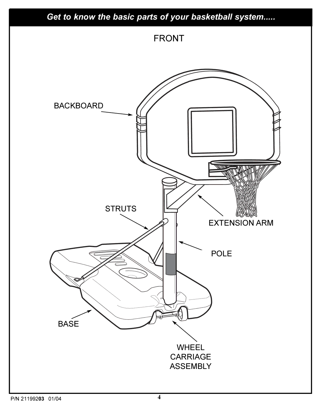 Huffy WI53089 manual Front 